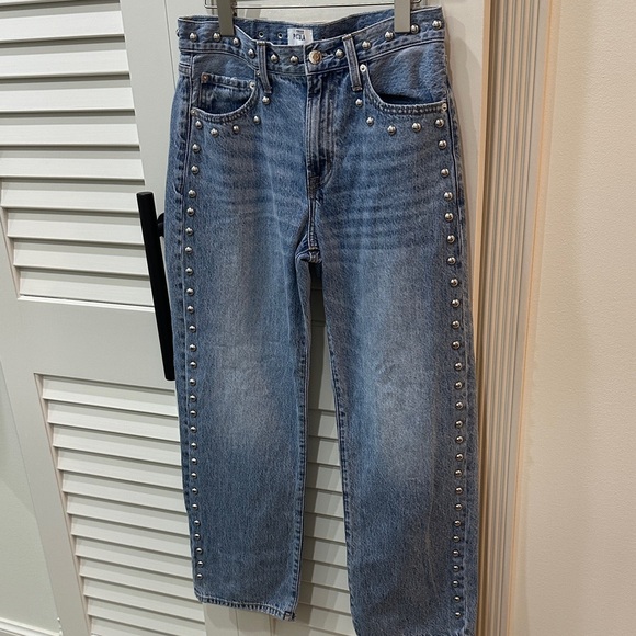 Pistola Lexi Denim Jeans with Silver Studs - Picture 5 of 7